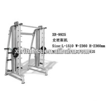 Integrated gym trainer/fiteness equipment smith machine